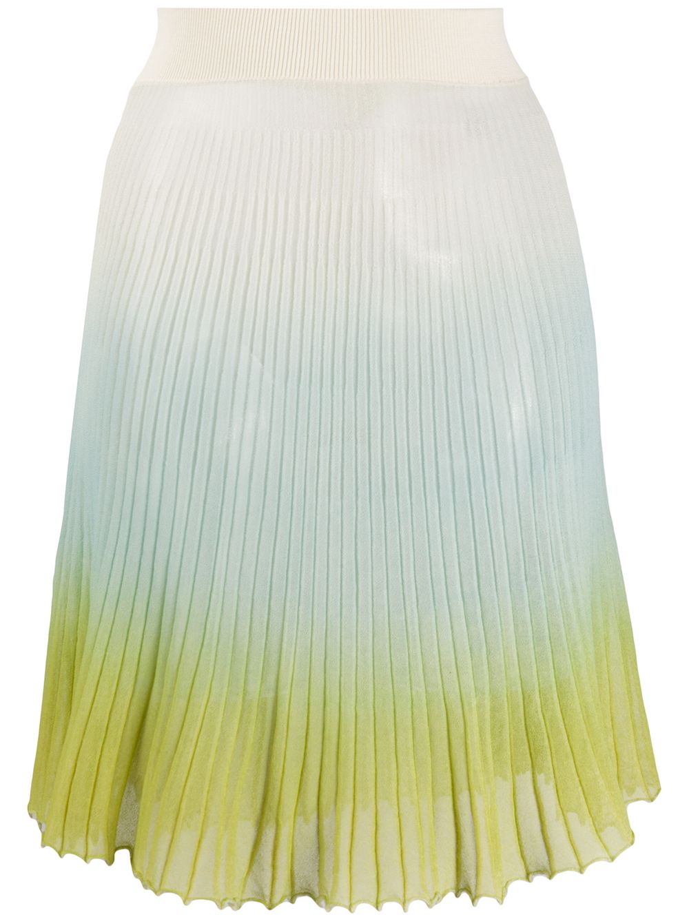 фото Jacquemus плиссированная юбка с эффектом омбре