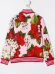الصورة 2 من Dolce & Gabbana Kids جاكيت بومبر بطبعة زهور