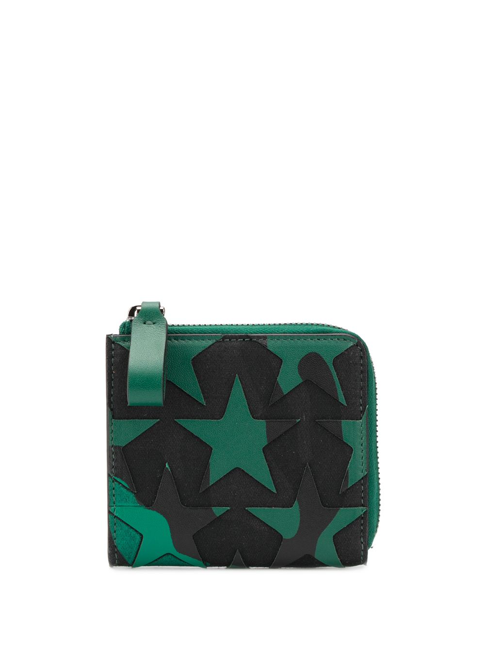 star patches zip-around wallet