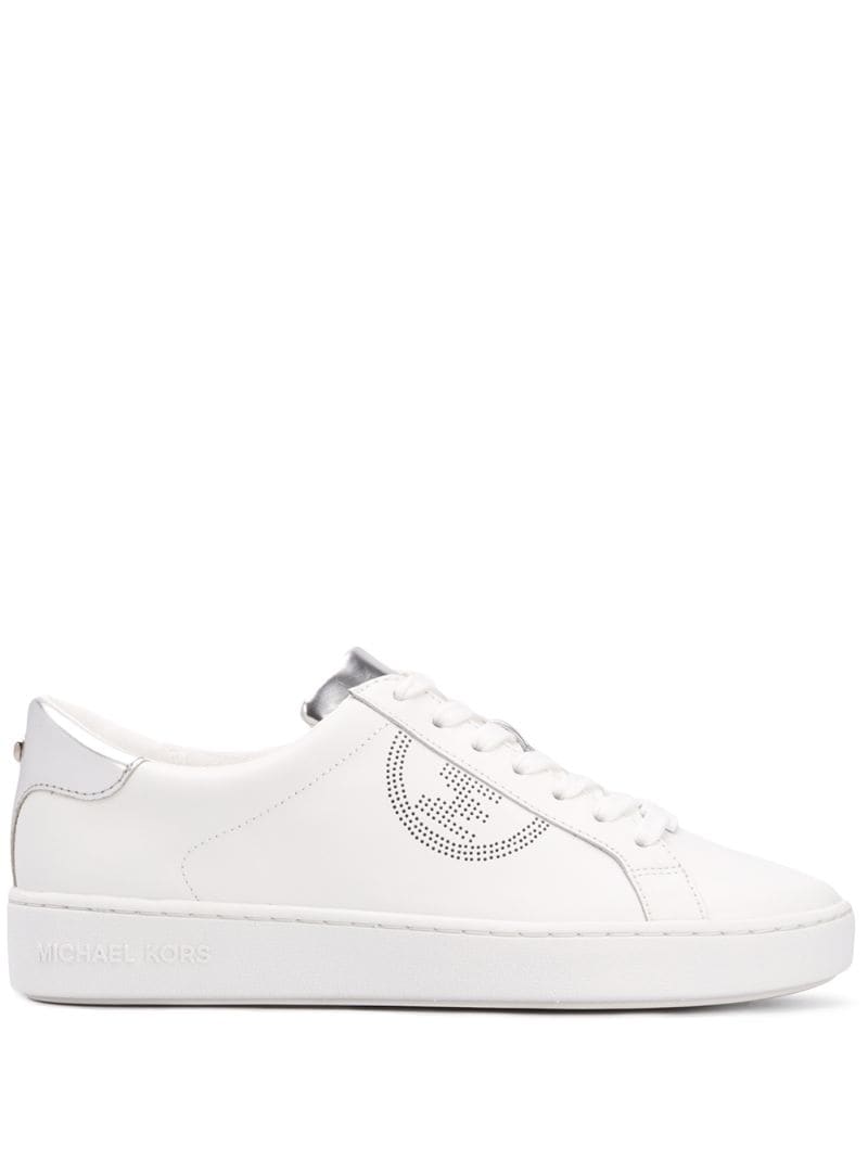 Michael Kors Round-toe Lace-up Trainers In White