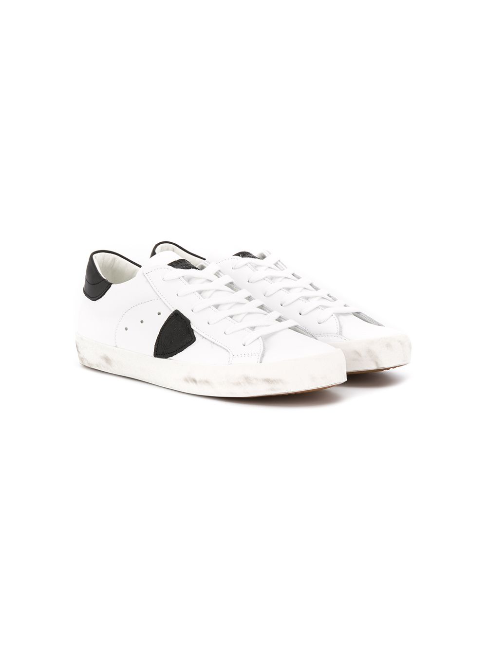 Philippe Model Teen Paris Low-top Sneakers In 白色