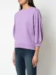 AGOLDE cropped sleeve round neck sweatshirt