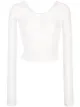 Image 1 of Helmut Lang sheer cropped top