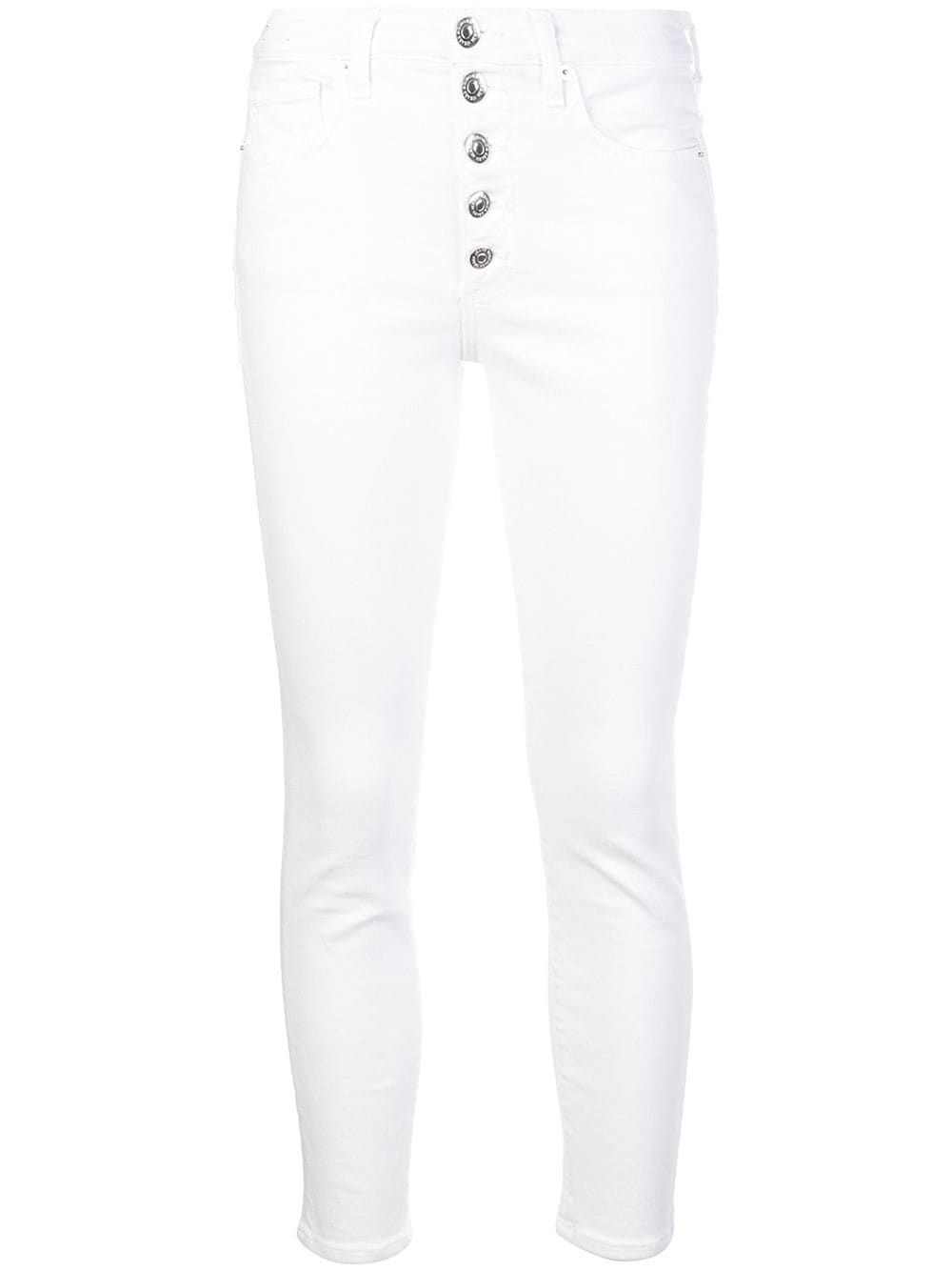 Veronica Beard Debbie High-waisted Skinny Jeans In White