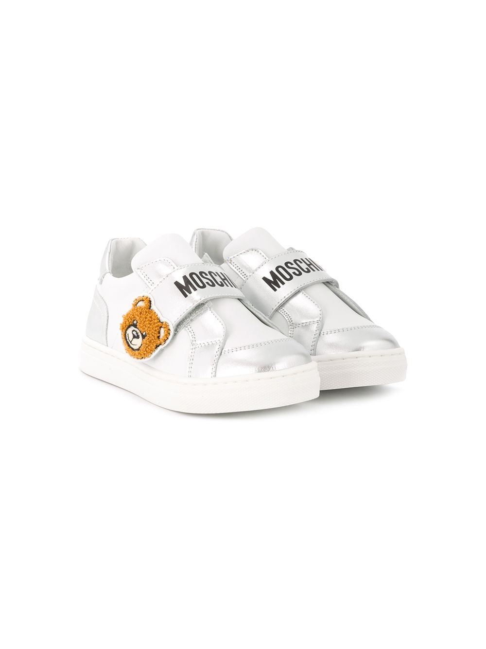 Moschino Kids' Toy Bear Trainers In White