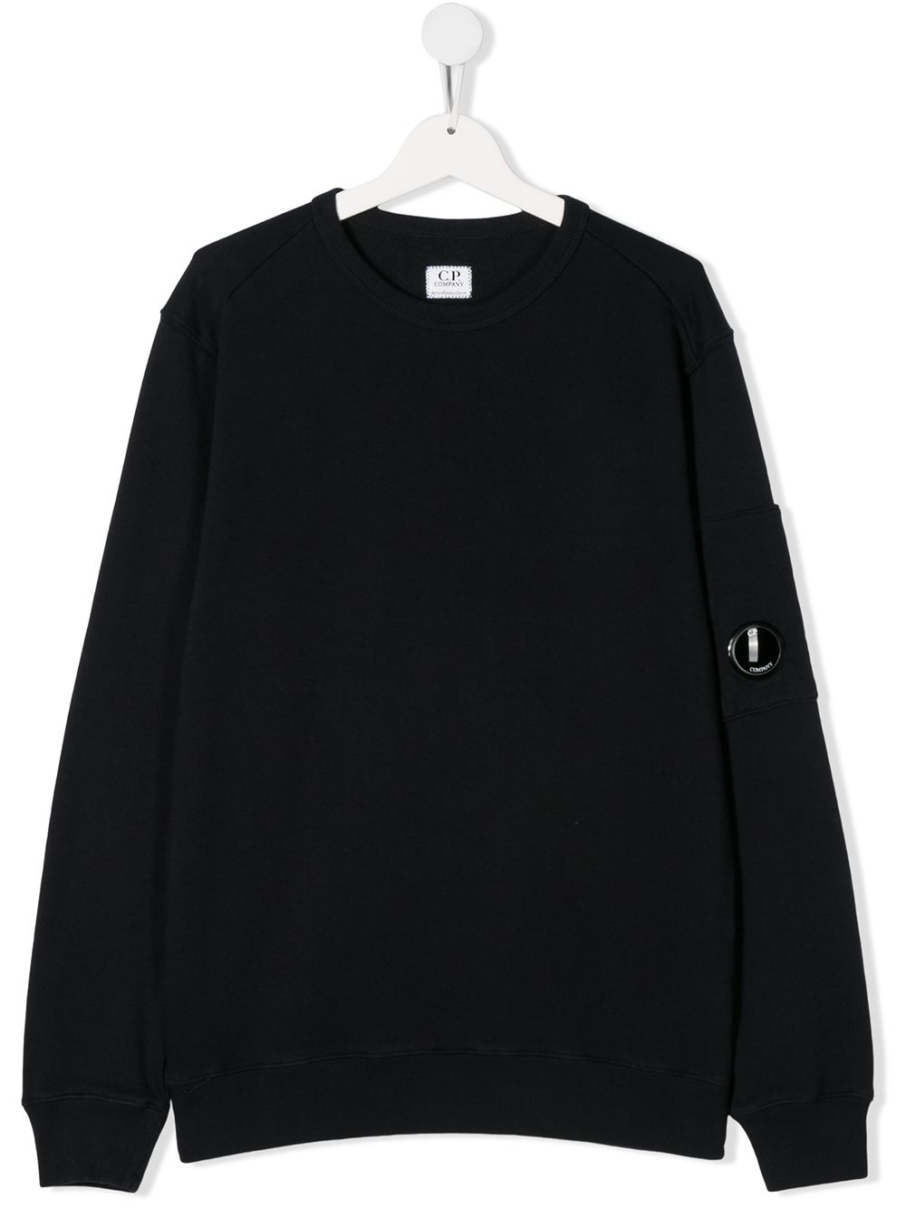 C.p. Company Teen Lens-detail Sweatshirt In 蓝色