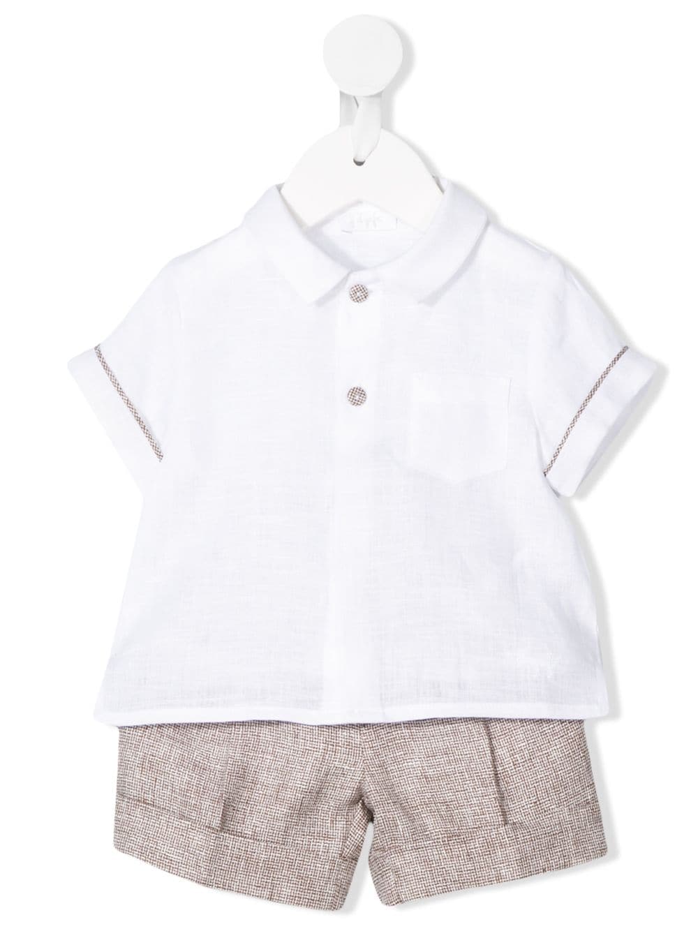 Il Gufo Babies' Two Piece Set In 白色