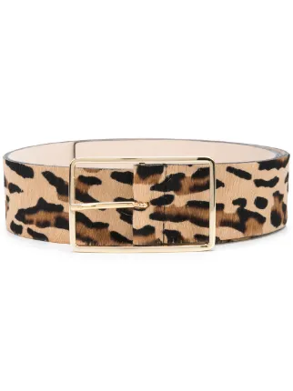 wide leopard belt