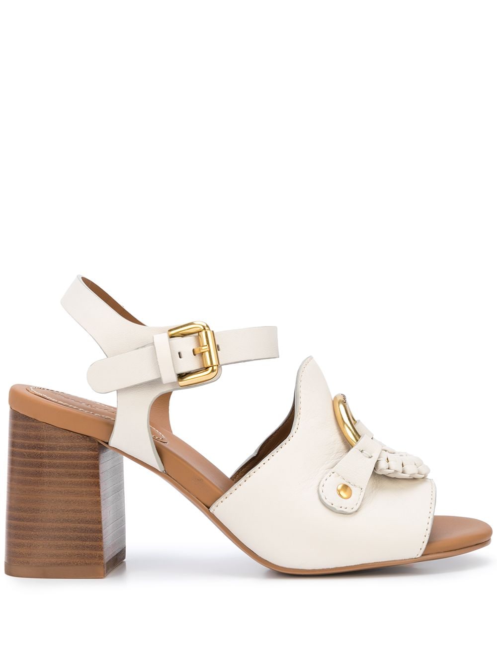 See By Chloé O-ring Detail Sandals In Neutrals