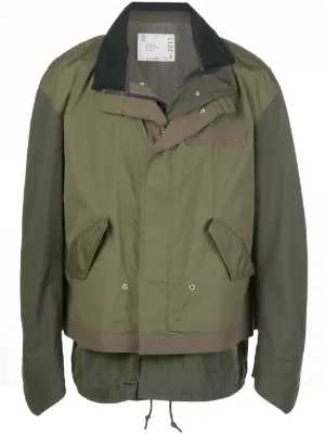 sacai down jacket