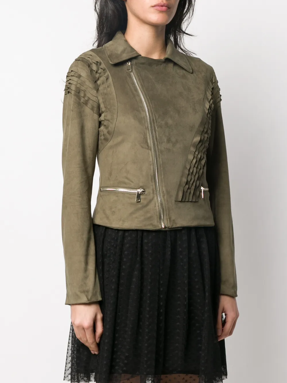 LIU JO Bikerjack met ruche Groen