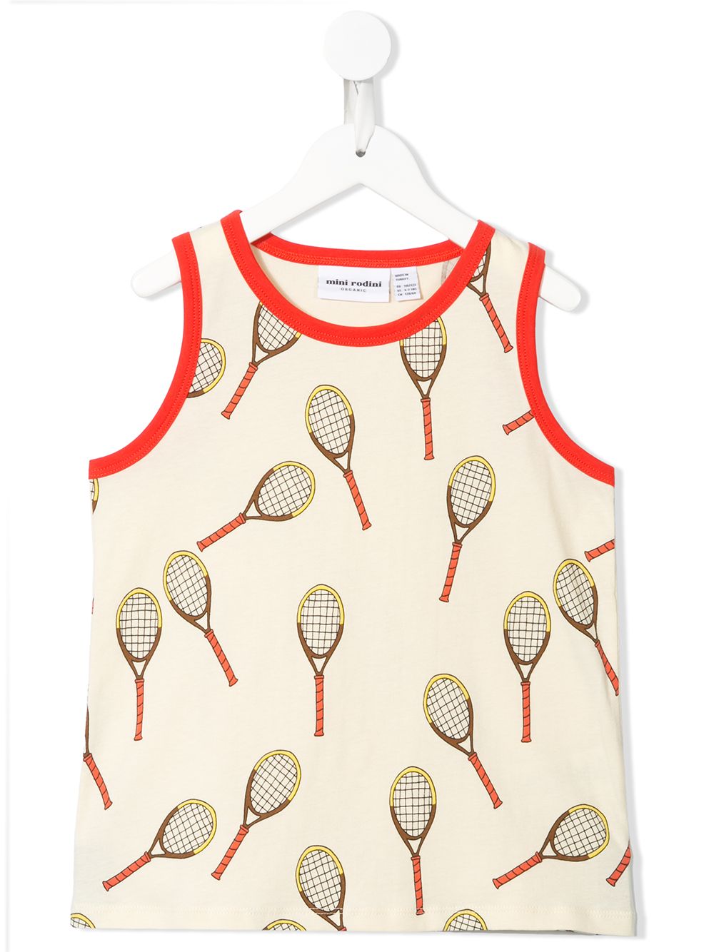 фото Mini rodini tennis racket print tank top