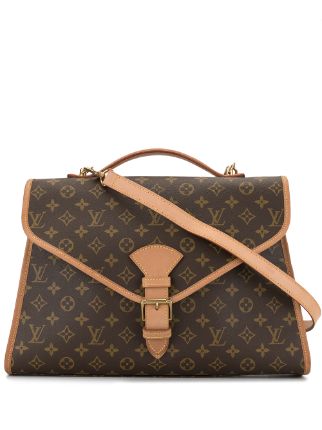 Louis Vuitton Bel Air Beverly With Strap Two Way Satchel Brown 