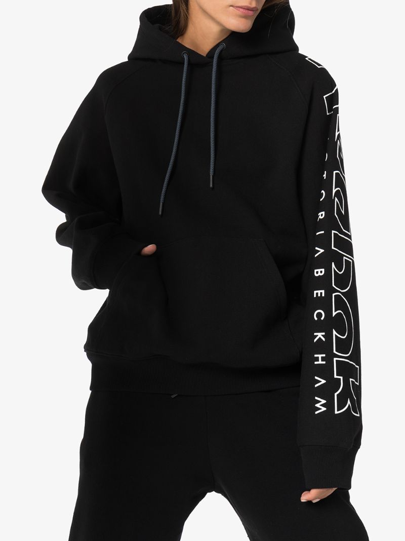 Shop Reebok Oversized Hoodie In Black