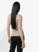 Marine Serre moon-print turtleneck top