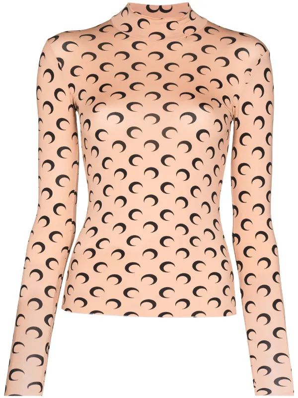 beige turtleneck top