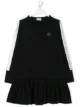 الصورة 1 من Moncler Kids فستان بشعار مخيوط