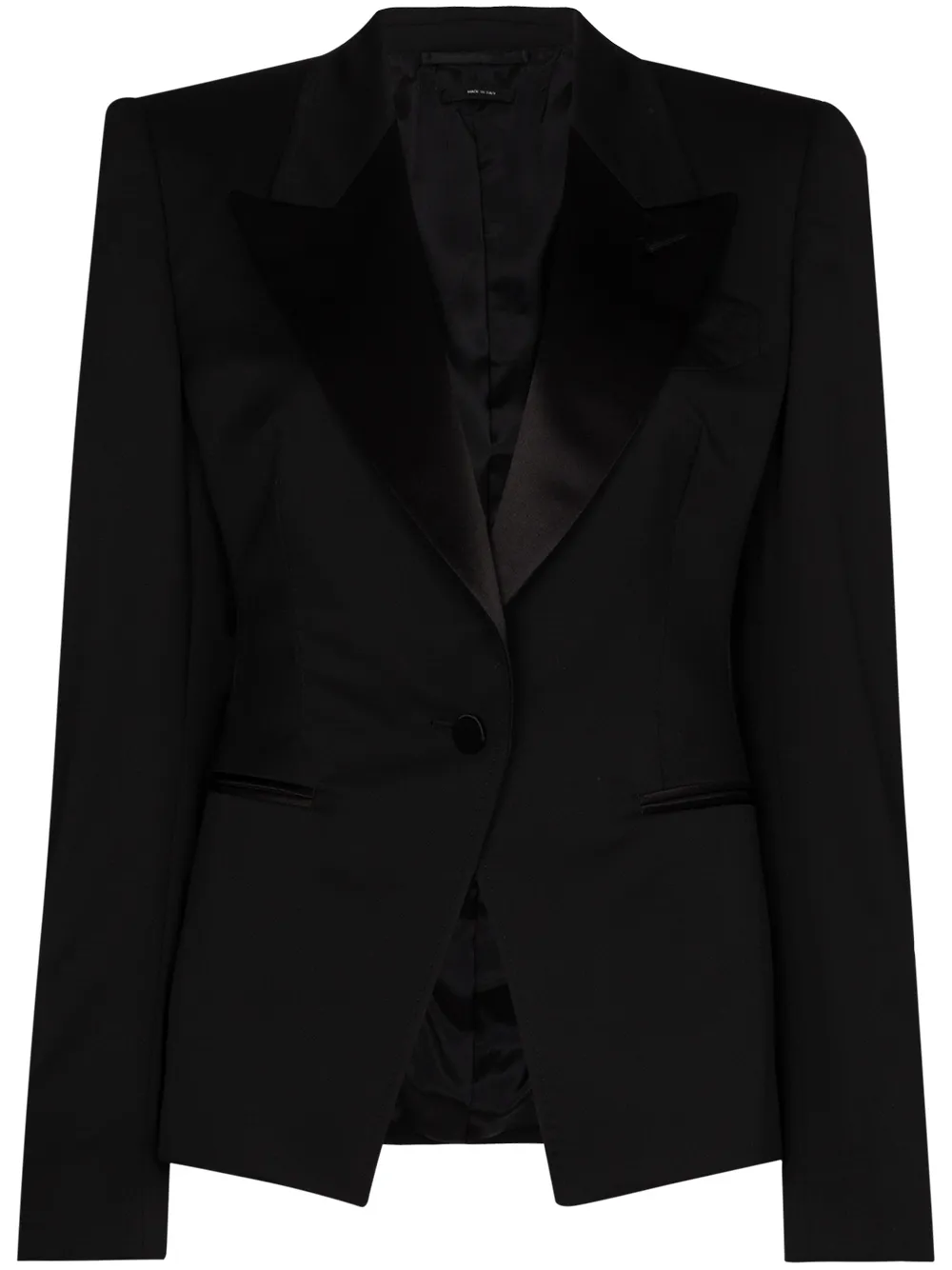Click to view more detailed imagery on our partner's website Tom Ford Single-breasted Wool Blazer In Black