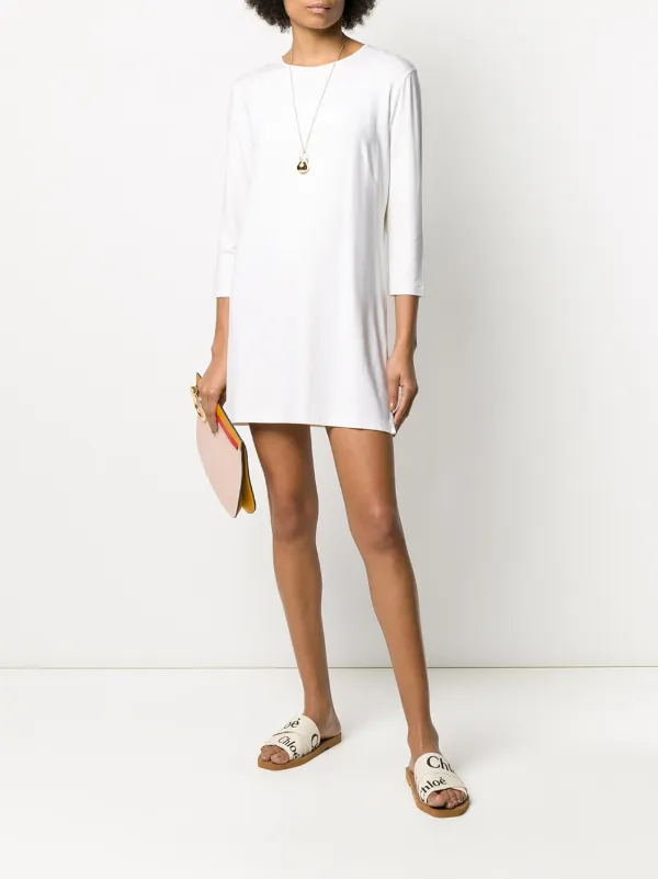 quarter sleeve t shirt dress