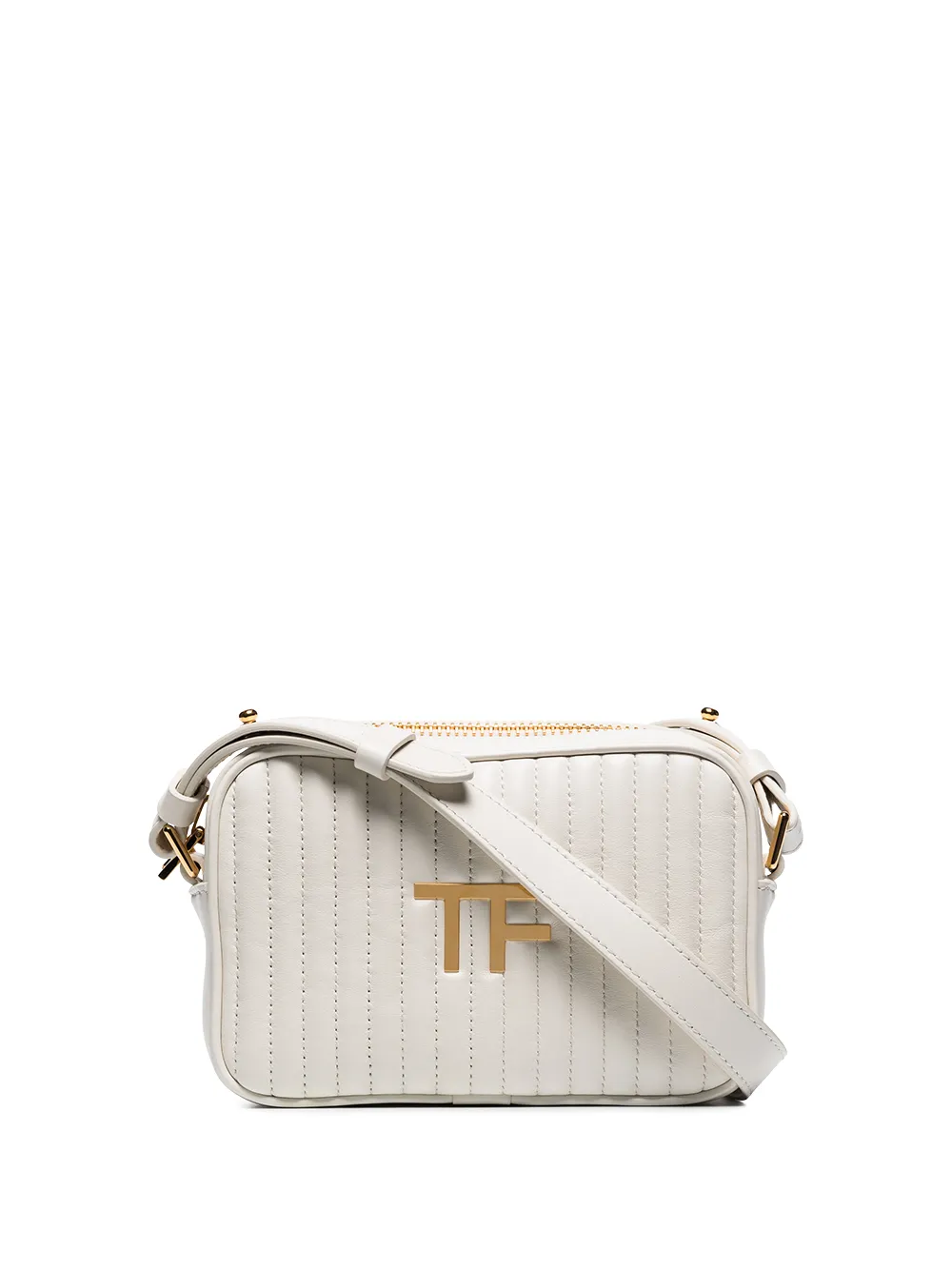 

TOM FORD monogram leather camera bag - White