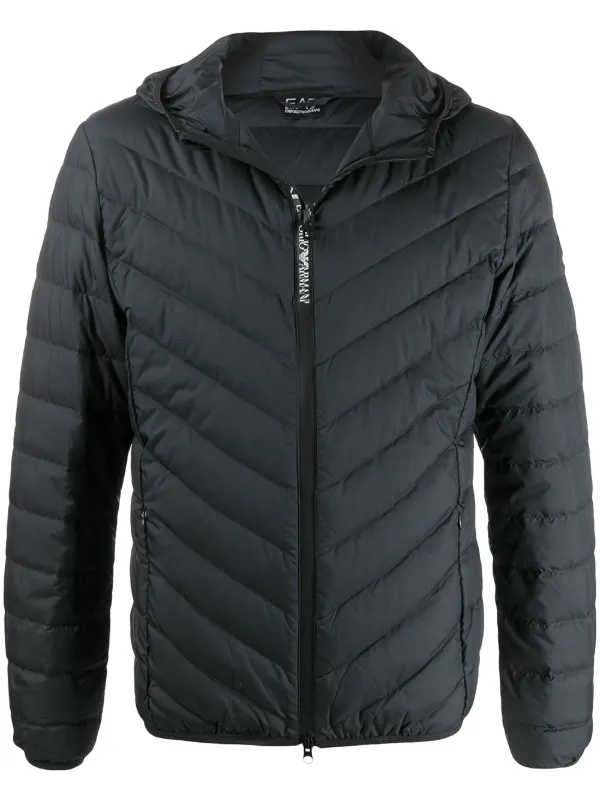 ea7 emporio armani quilted gilet black
