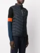 Ea7 Emporio Armani padded logo plaque gilet jacket