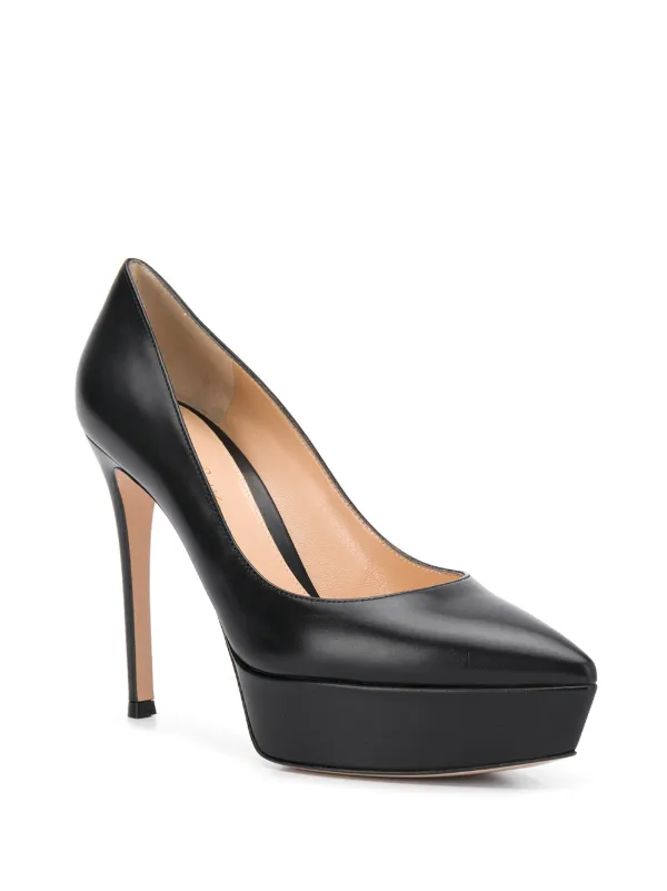 パンプス Gianvito Rossi 'Ivette' pumps チャンキーヒール ポインテッドトゥパンプス（シューズ