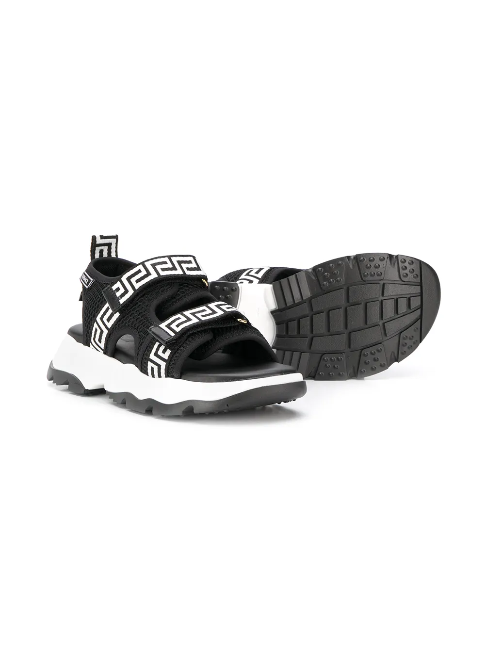 Versace Kids Grecca strap sandals | Image 2