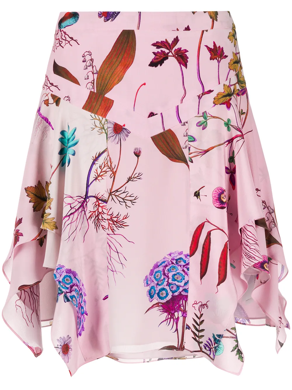 STELLA MCCARTNEY FANTASY PRINT DRAPED SKIRT