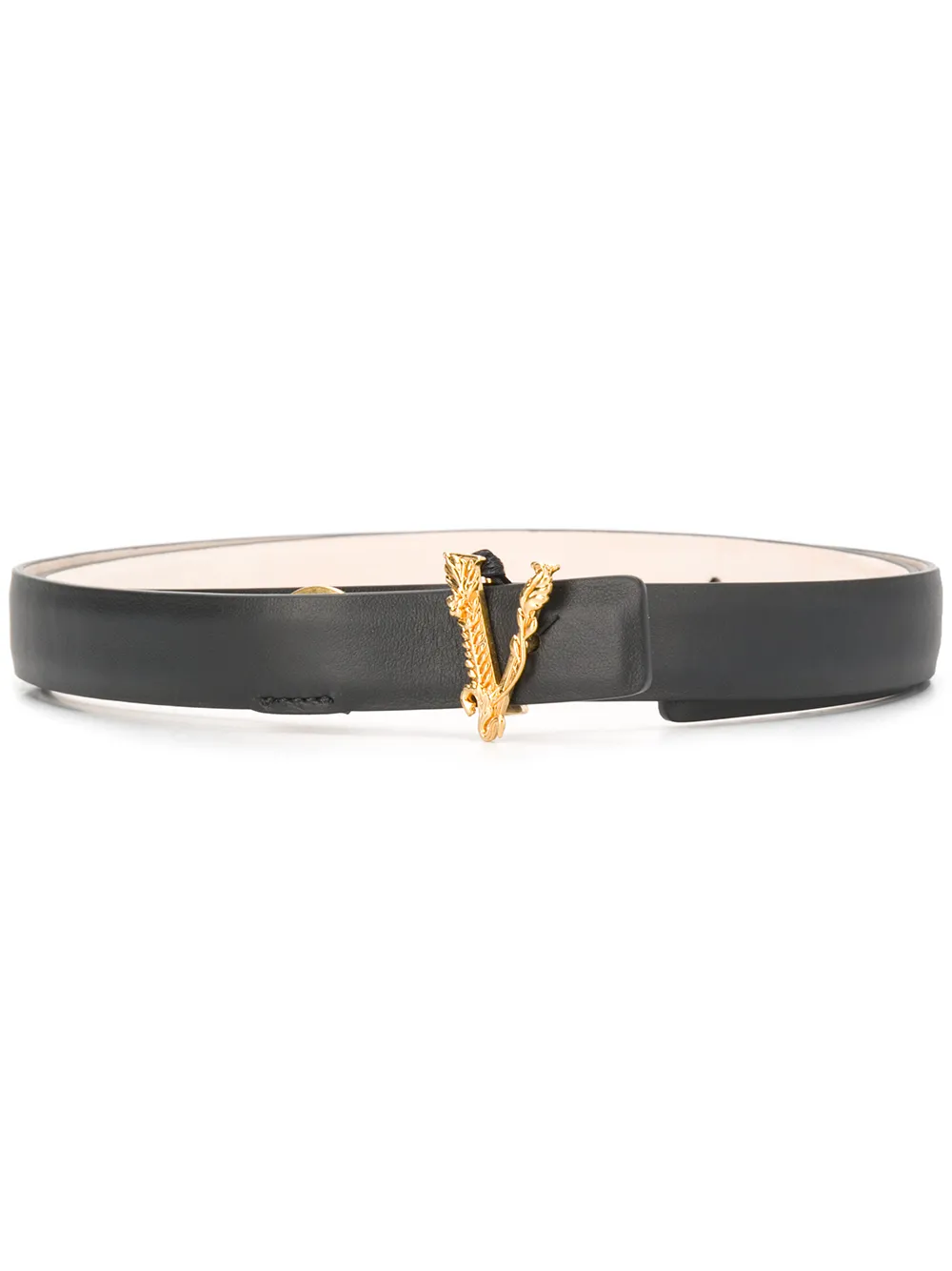 VERSACE VIRTUS LEATHER BELT