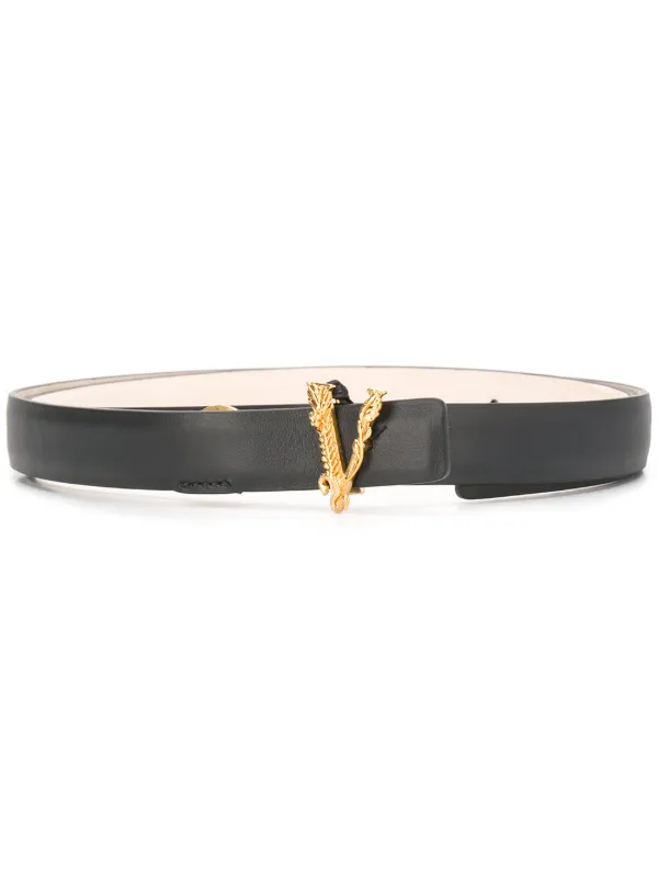 versace leather belt