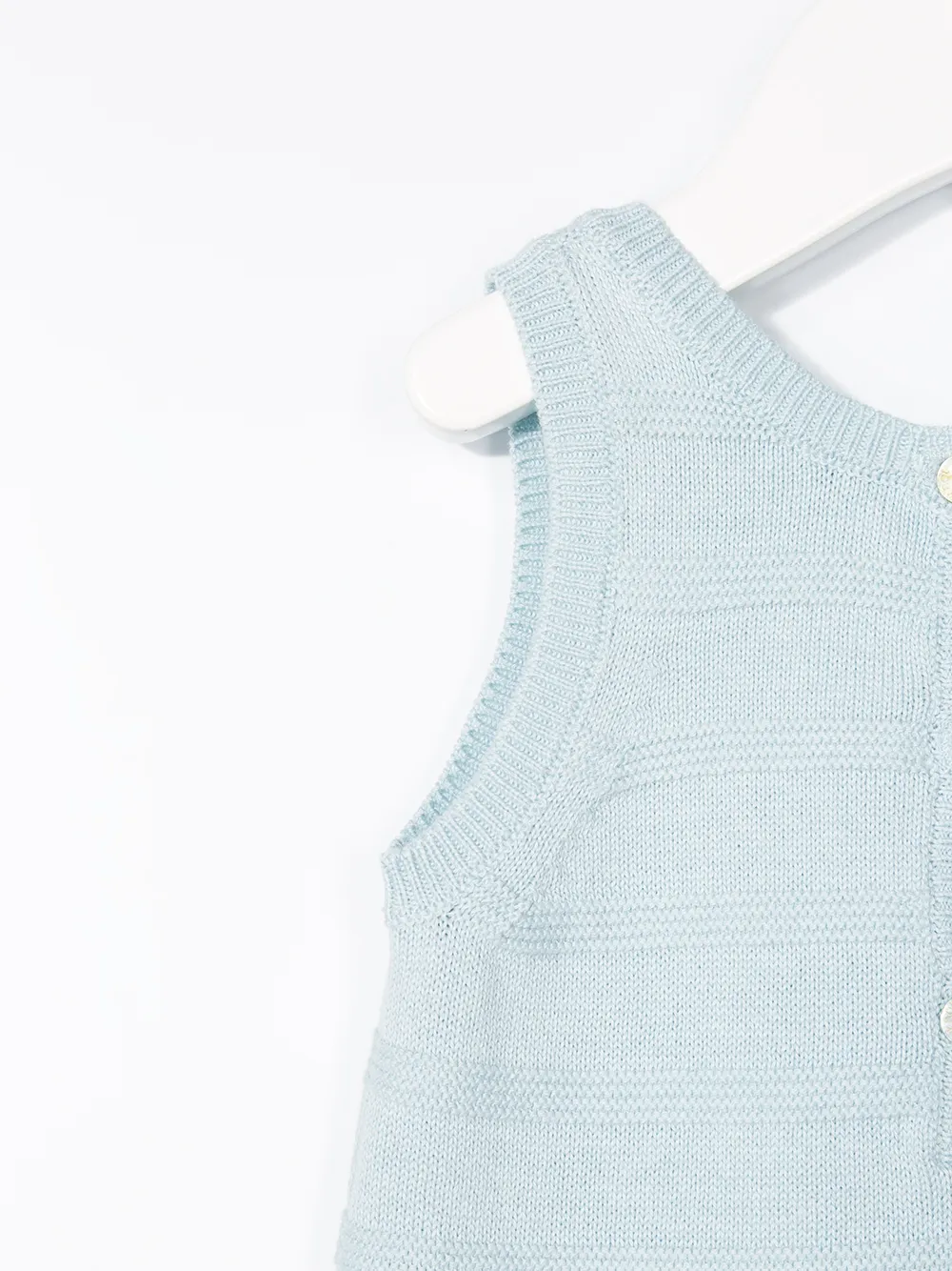 Knot Gebreide romper Blauw