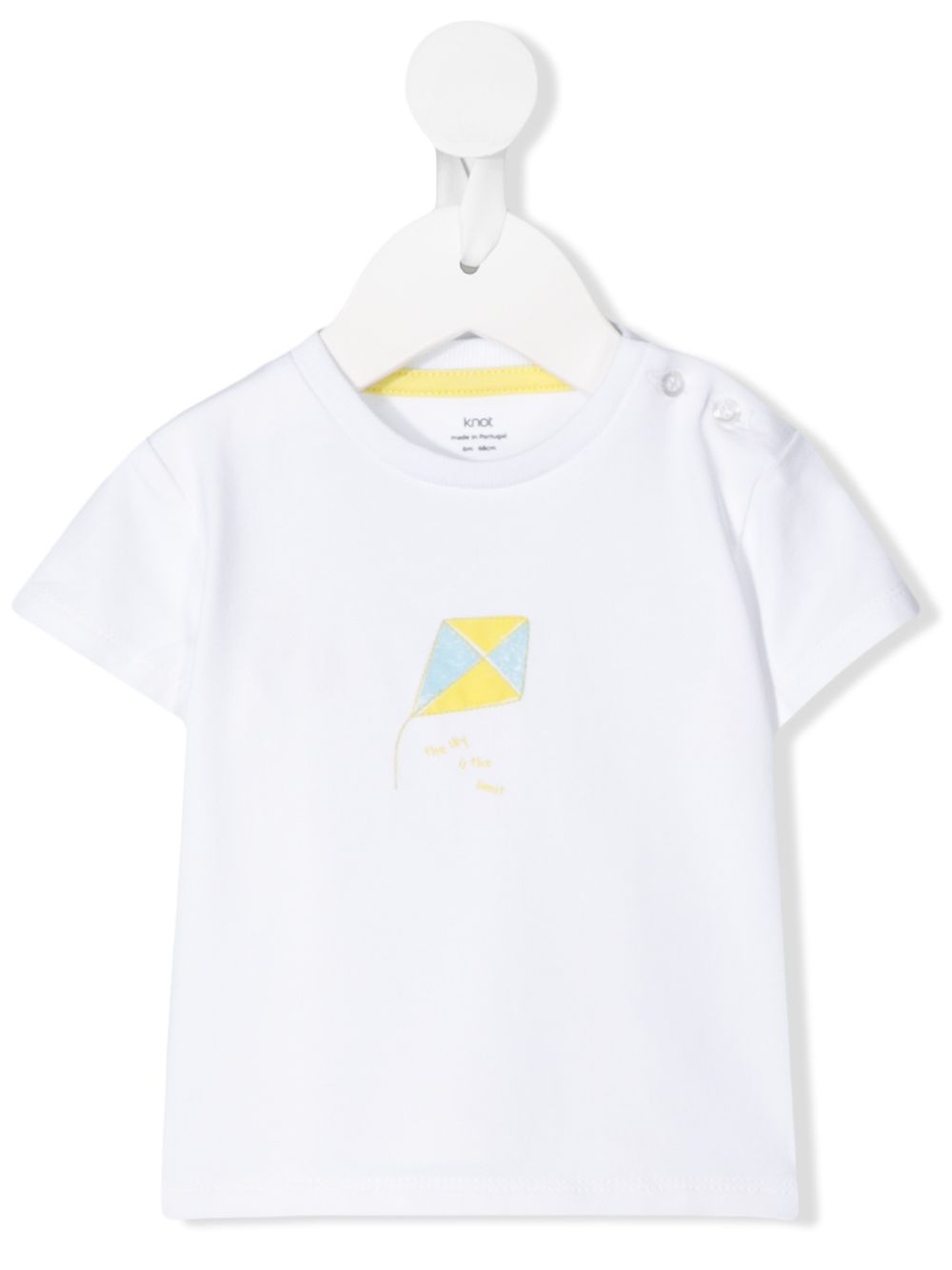 Shop Knot Kite T-shirt In White