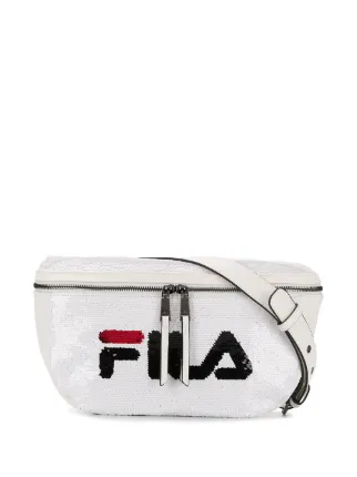 white sequin belt