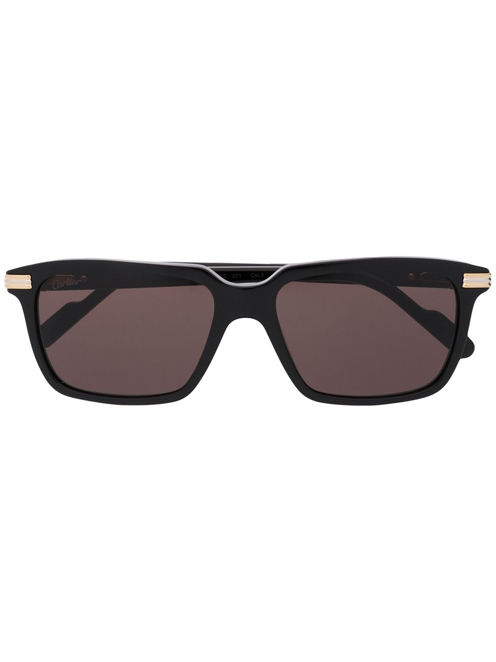 Cartier Eyewear C De Cartier rectangular-frame Sunglasses - Farfetch