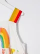 Stella McCartney Kids Kleid mit Regenbogen-Print