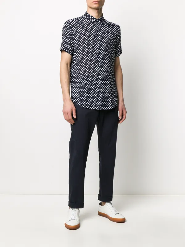 armani all over print t shirt