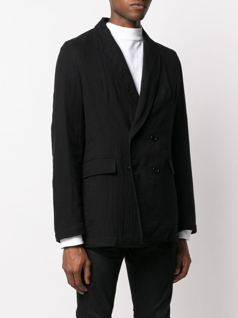 Shop Ann Demeulemeester Relaxed Fit Blazer In Black