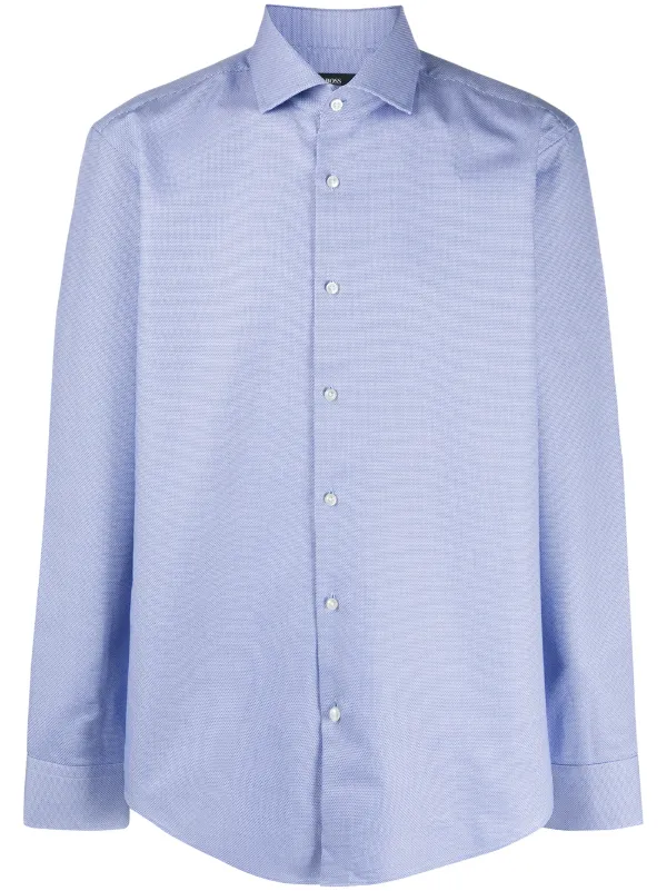 hugo boss long sleeve dress shirt