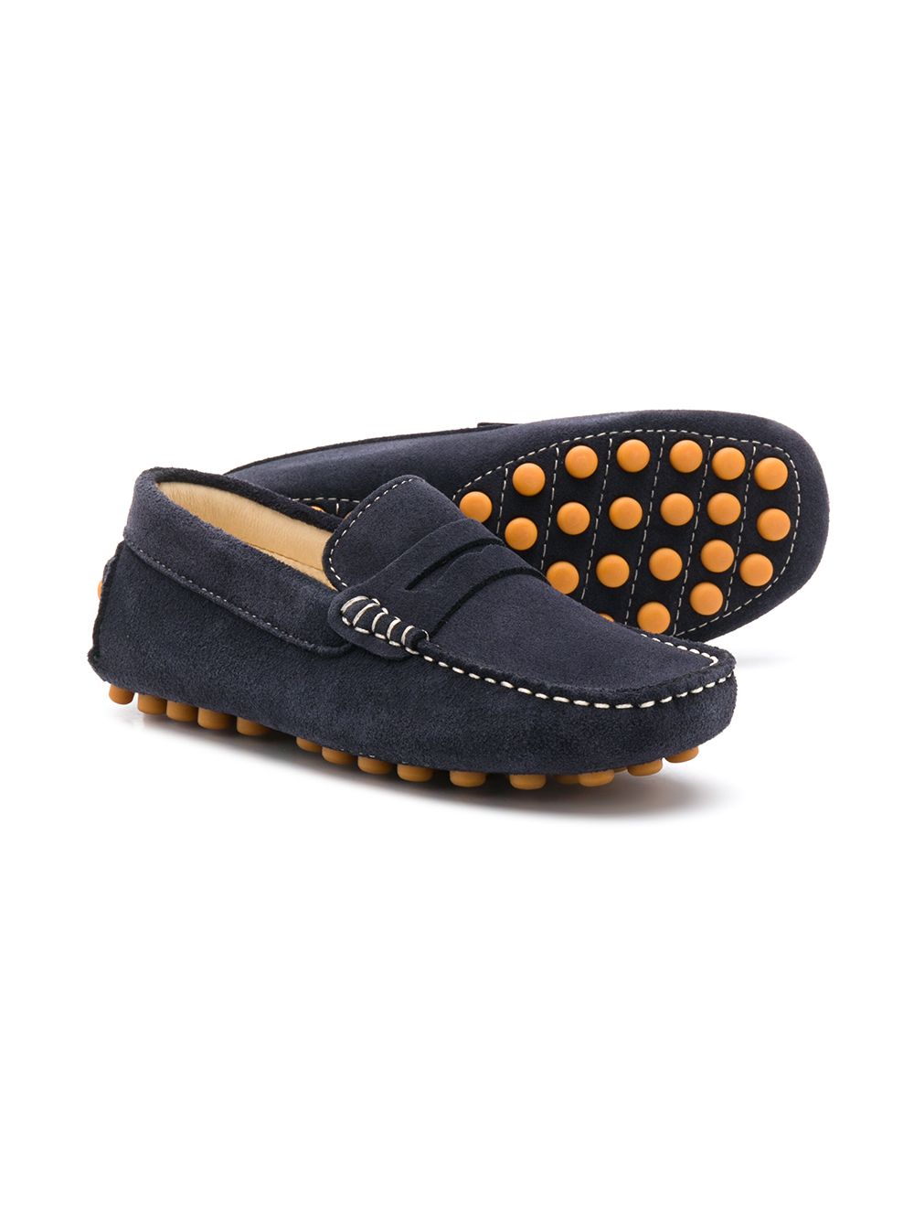 фото Andrea montelpare stitch detail loafers