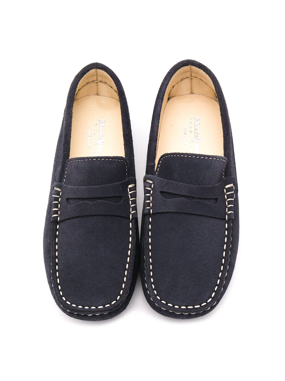 фото Andrea montelpare stitch detail loafers