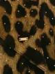 Saint Laurent leopard-print lavallière scarf