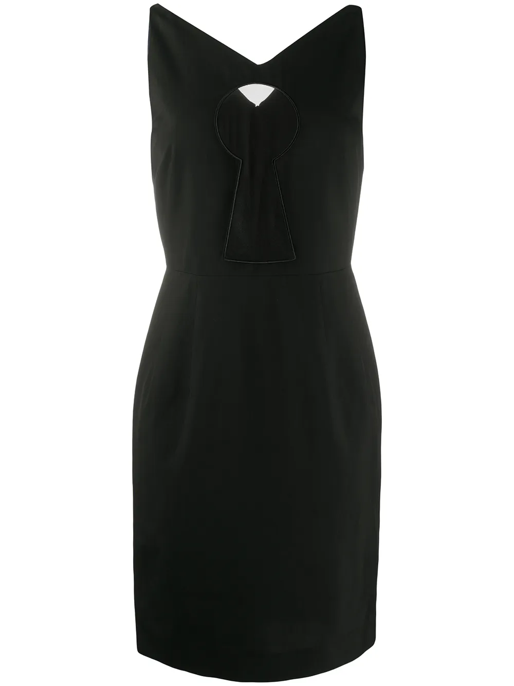 Moschino Keyhole Dress In Black
