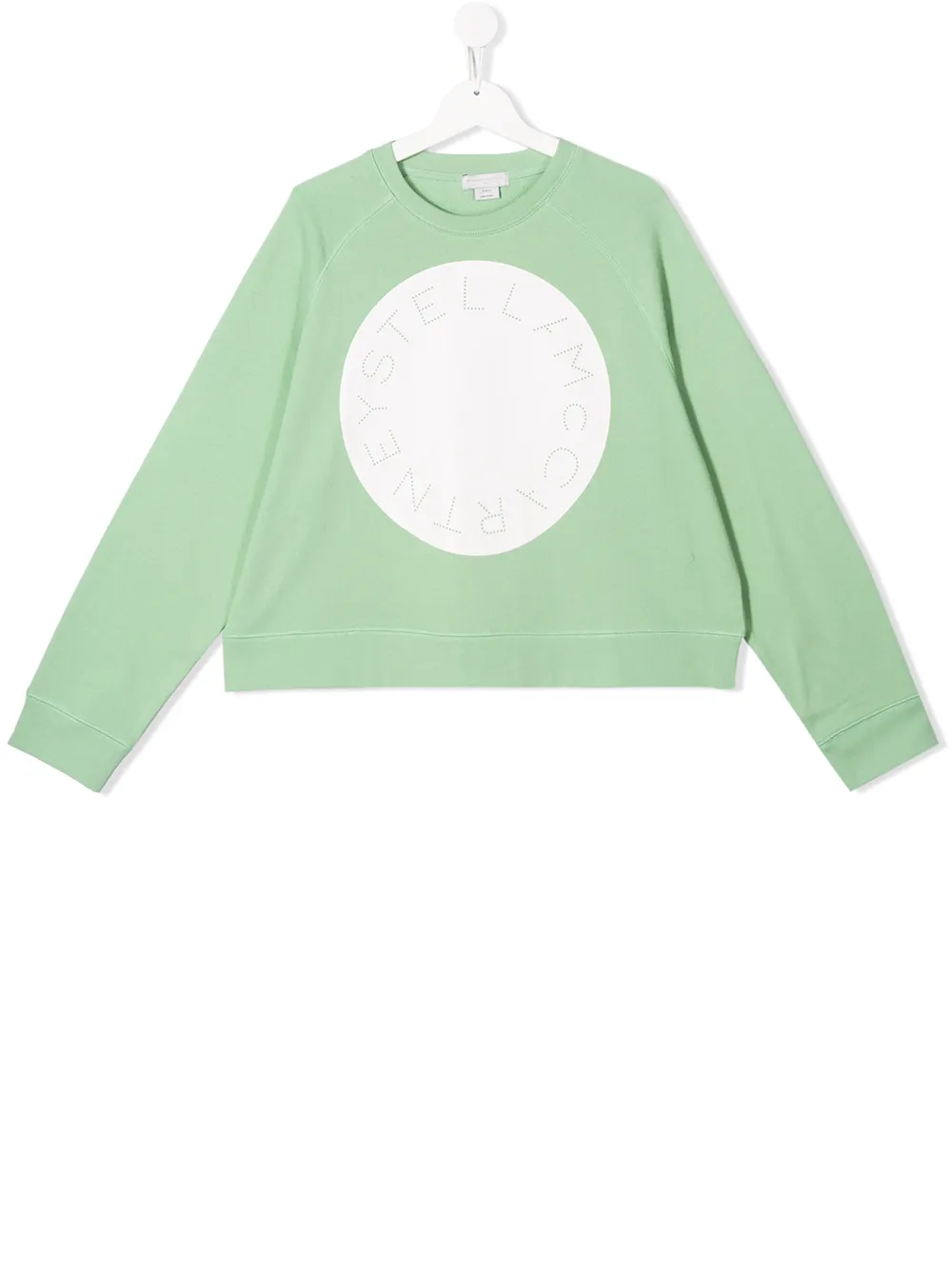 Stella McCartney Kids толстовка с круглым вырезом и логотипом Stella McCartney Kids толстовка с круглым вырезом и логотипом