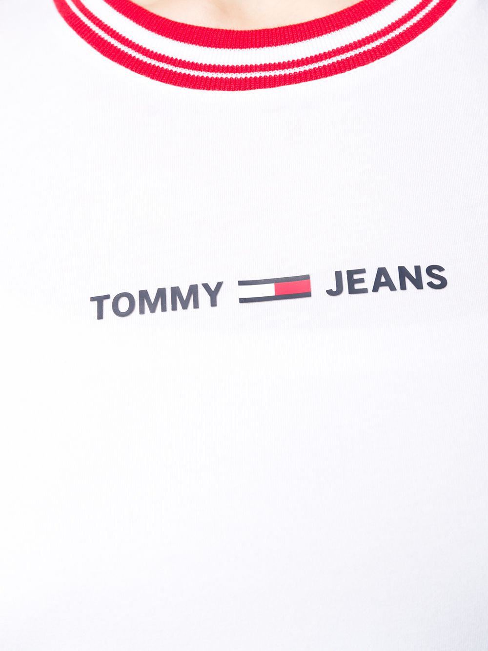 фото Tommy jeans футболка с логотипом