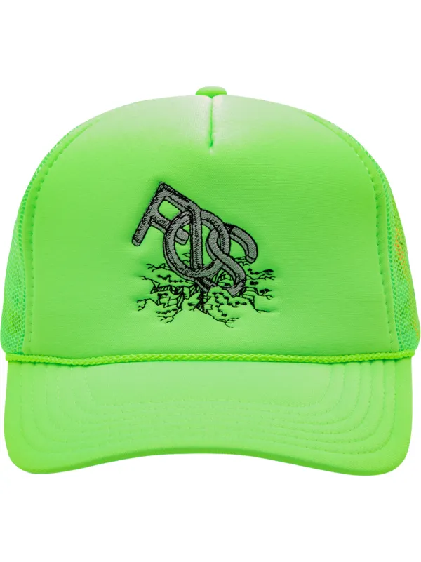 off white trucker hat