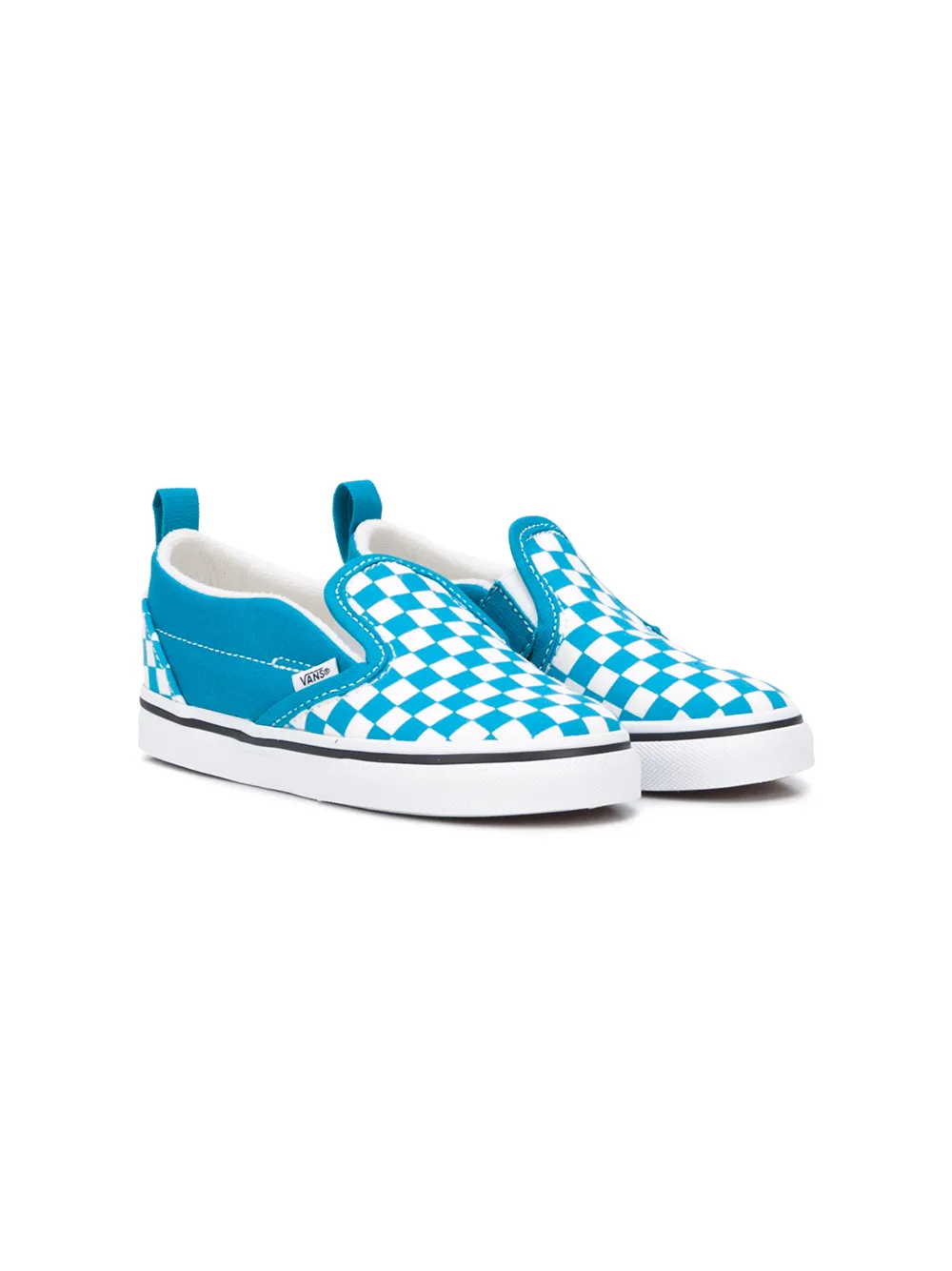 Vans Kids слипоны в шахматную клетку Vans Kids слипоны в шахматную клетку