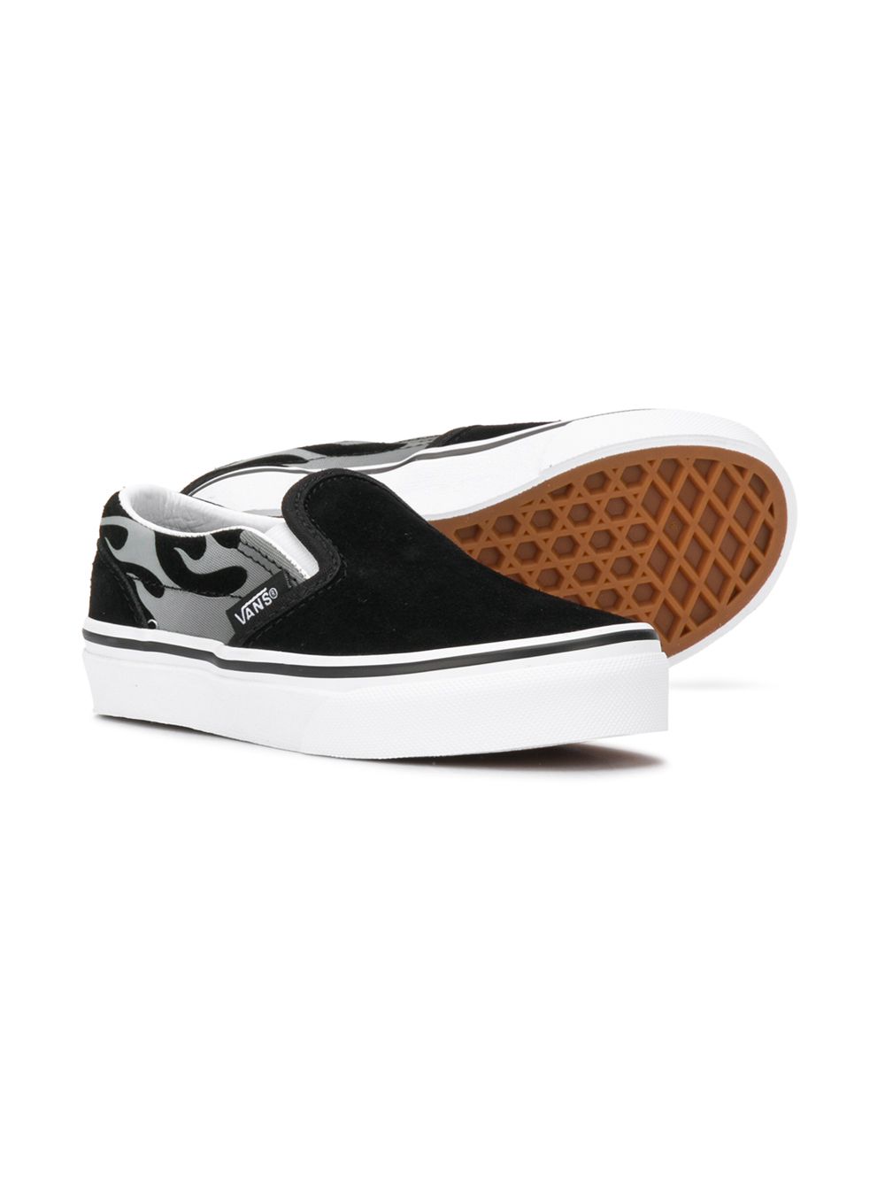 фото Vans kids flame slip-on sneakers