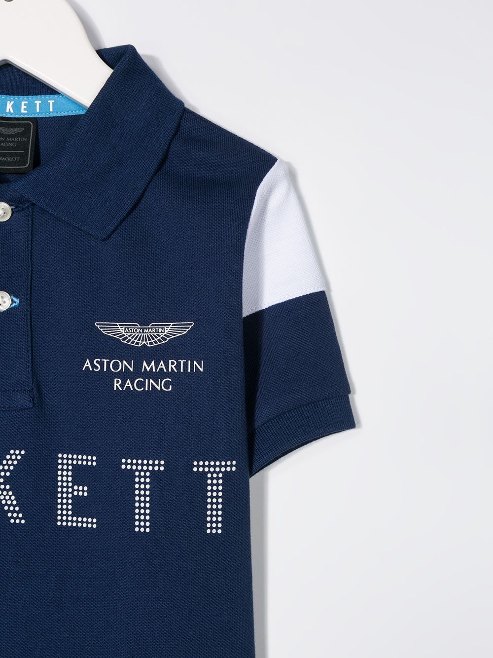 фото Hackett kids logo print polo shirt