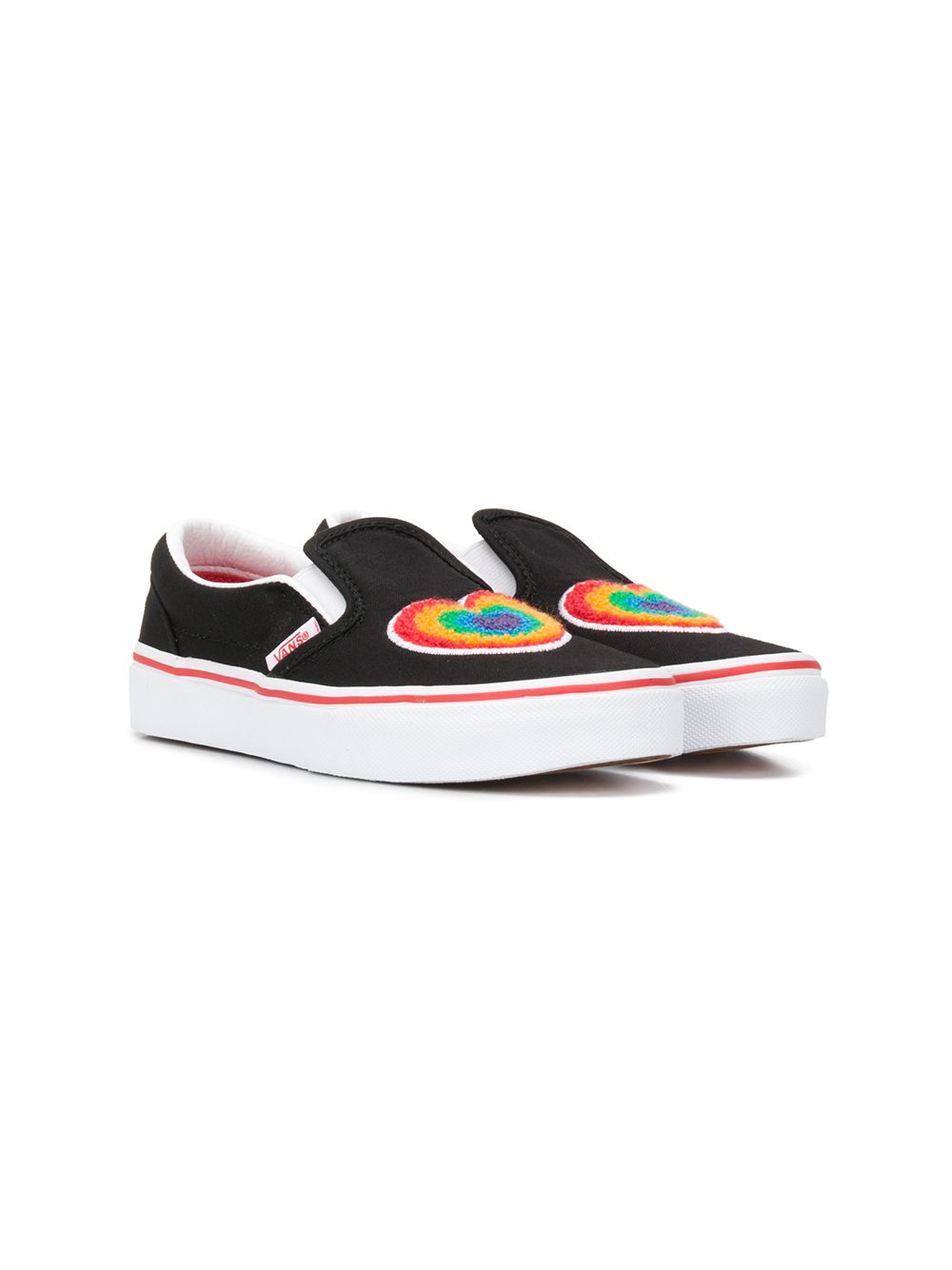 фото Vans kids soft hear slip-on sneakers